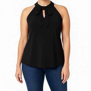 Adrianna Papell Halter Neck Blouse NWT Size M